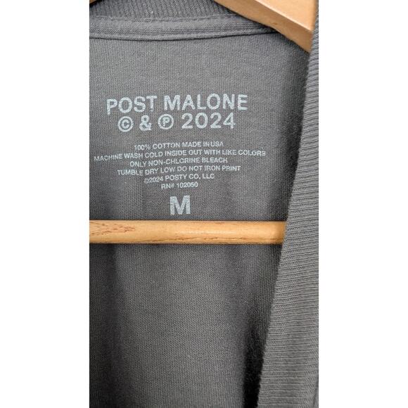 Post Malone Long Sleeve Graphic F-1 Trillion VIP Concert Tee - Picture 2 of 4